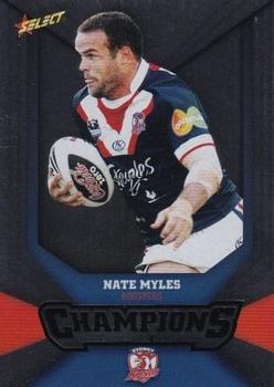 2011 NRL Champions - Silver Parallel #SP168 Nate Myles Front
